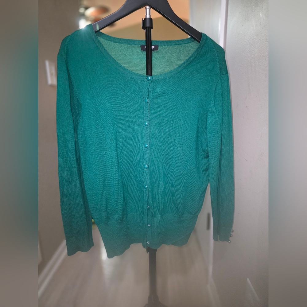Premise Green Cardigan